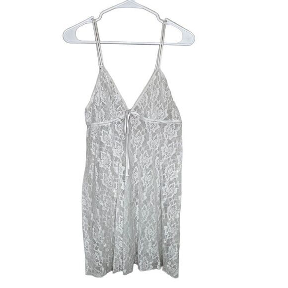 Josie Natori White Lace Chemise size Small‎ - Picture 1 of 7